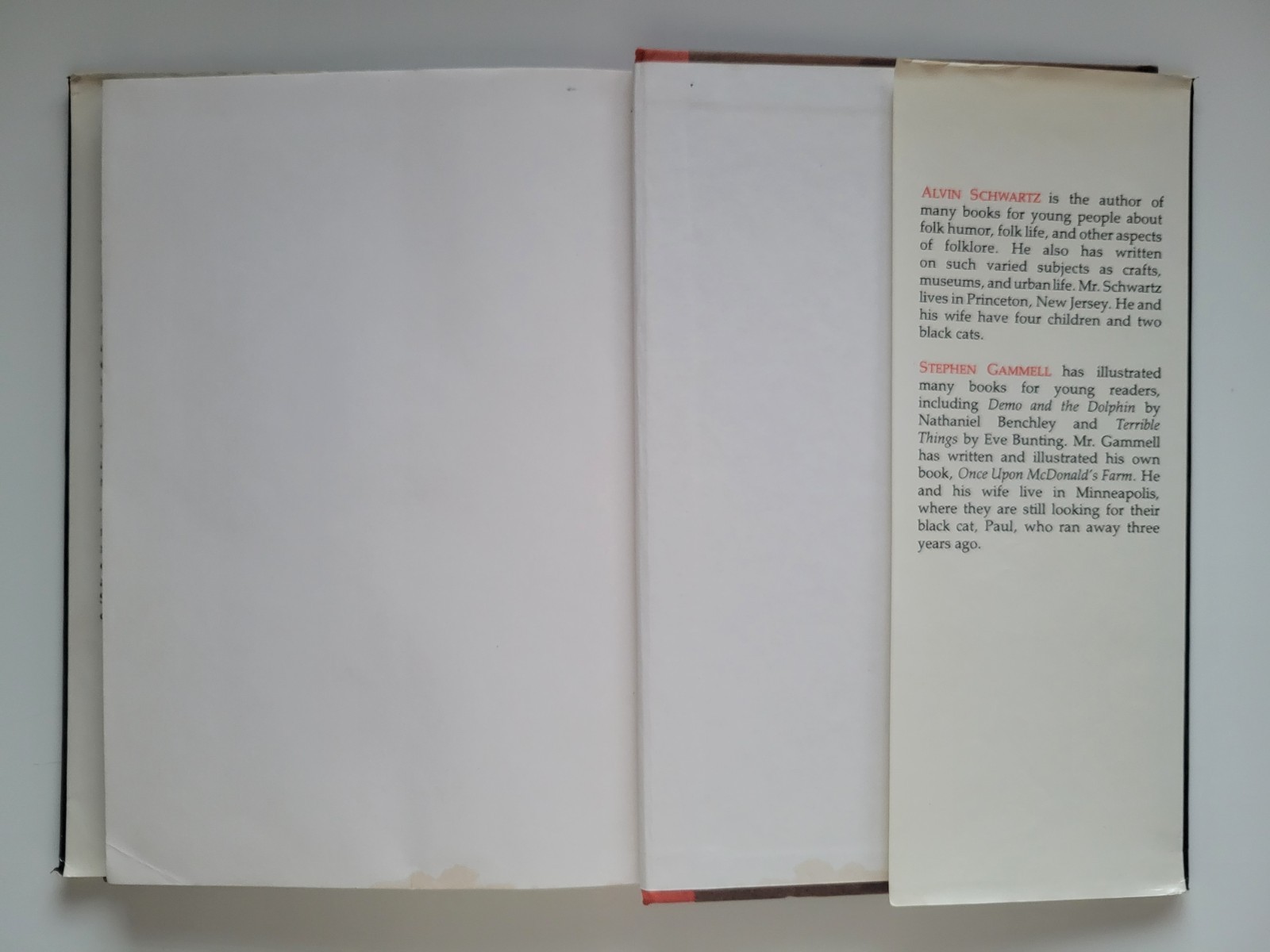 1981 TRUE 1ST EDITION HARDCOVER SCARY STORIES TO TELL IN THE DARK ALVIN SCHWARTZ