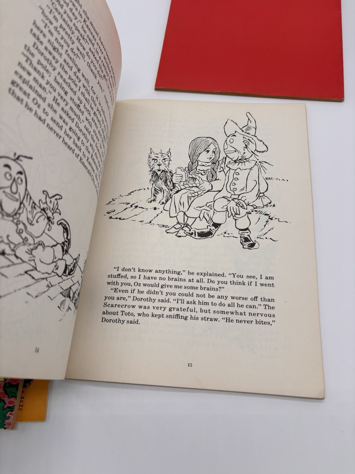 Vintage Wizard Of Oz Coloring Books & Sticker Book LOT of 4