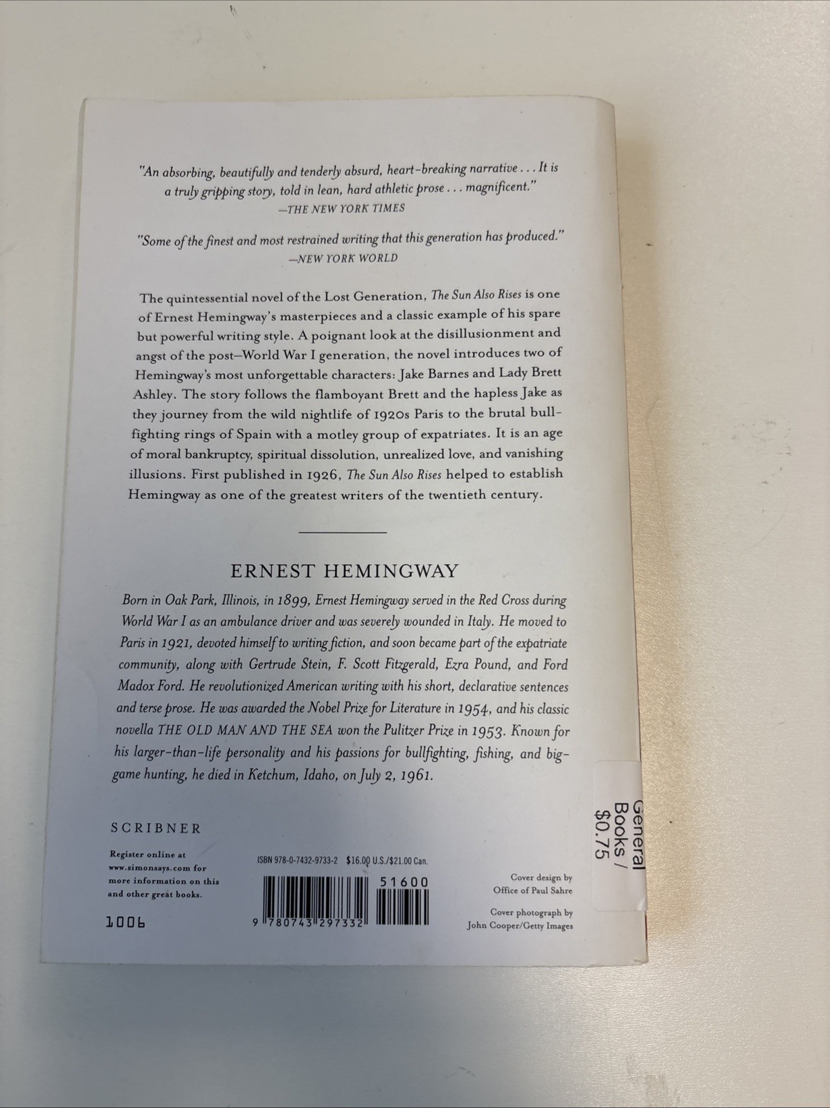 Sun Also Rises : The Authorized Edition by Ernest Hemingway (2006, Trade…