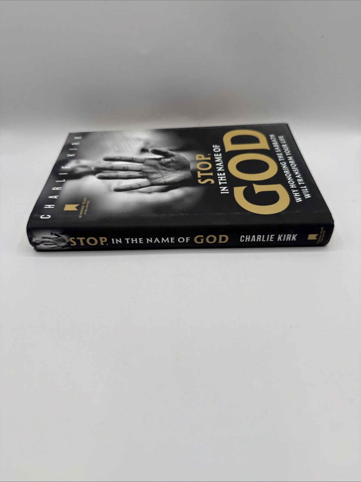 Stop, In the Name of God By Charlie Kirk 2025 Hardcover Book HC/DJ First Edition