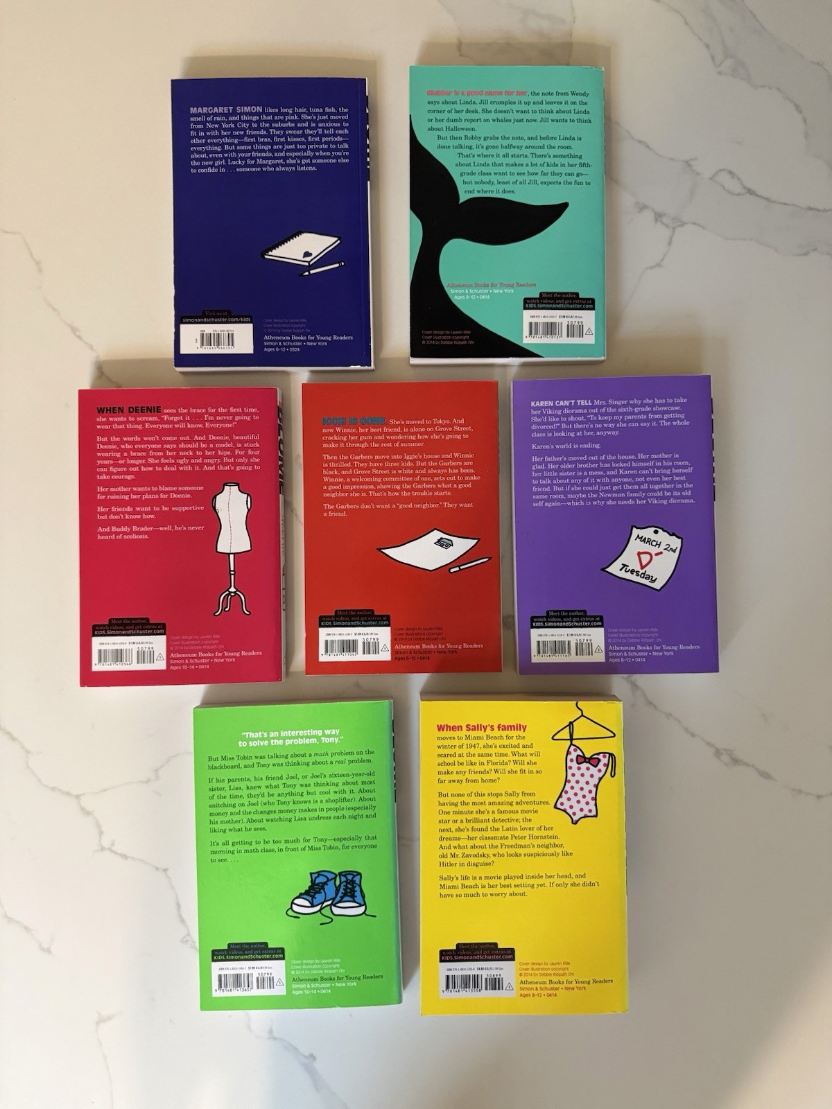 Judy Blume Essentials Box Set 7 Books Paperbacks With Slipcase Blubber Dennie