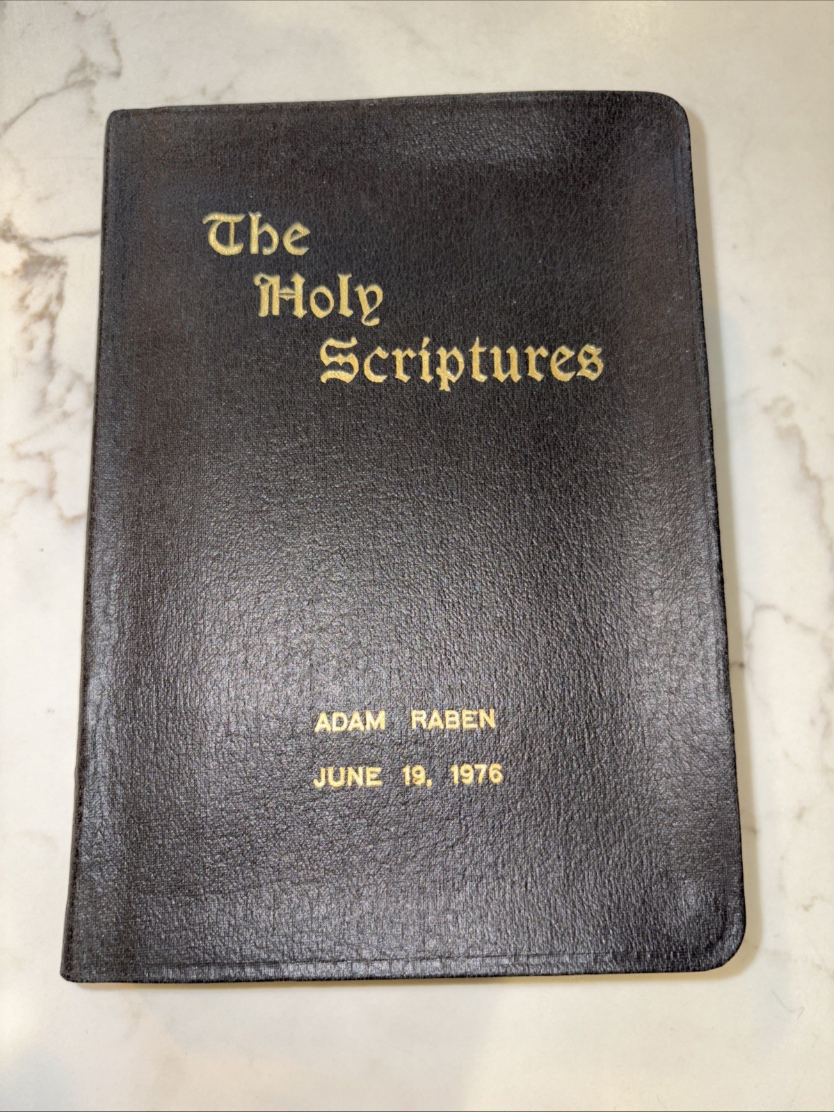 1955 The Holy Scriptures Jewish Publication Society Gold Leaf Edging EUC