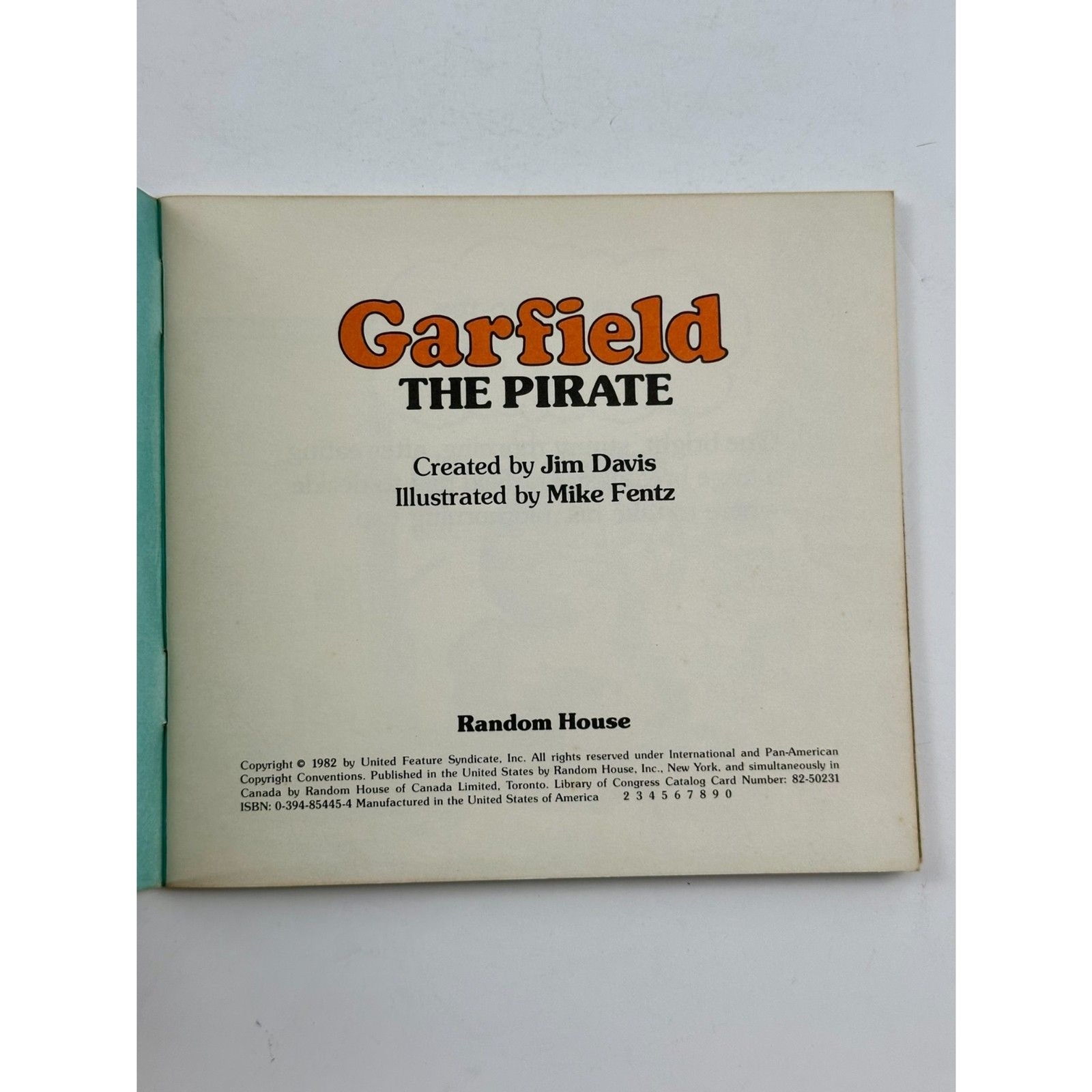 Lot of 2 Garfield Books 5in x 5.5in Random House 1982 Nostalgia Vintage