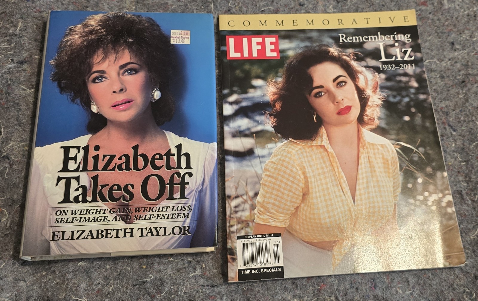 Elizabeth Taylor Takes Off Book People Life Remembering Liz Photo Magazine Lot