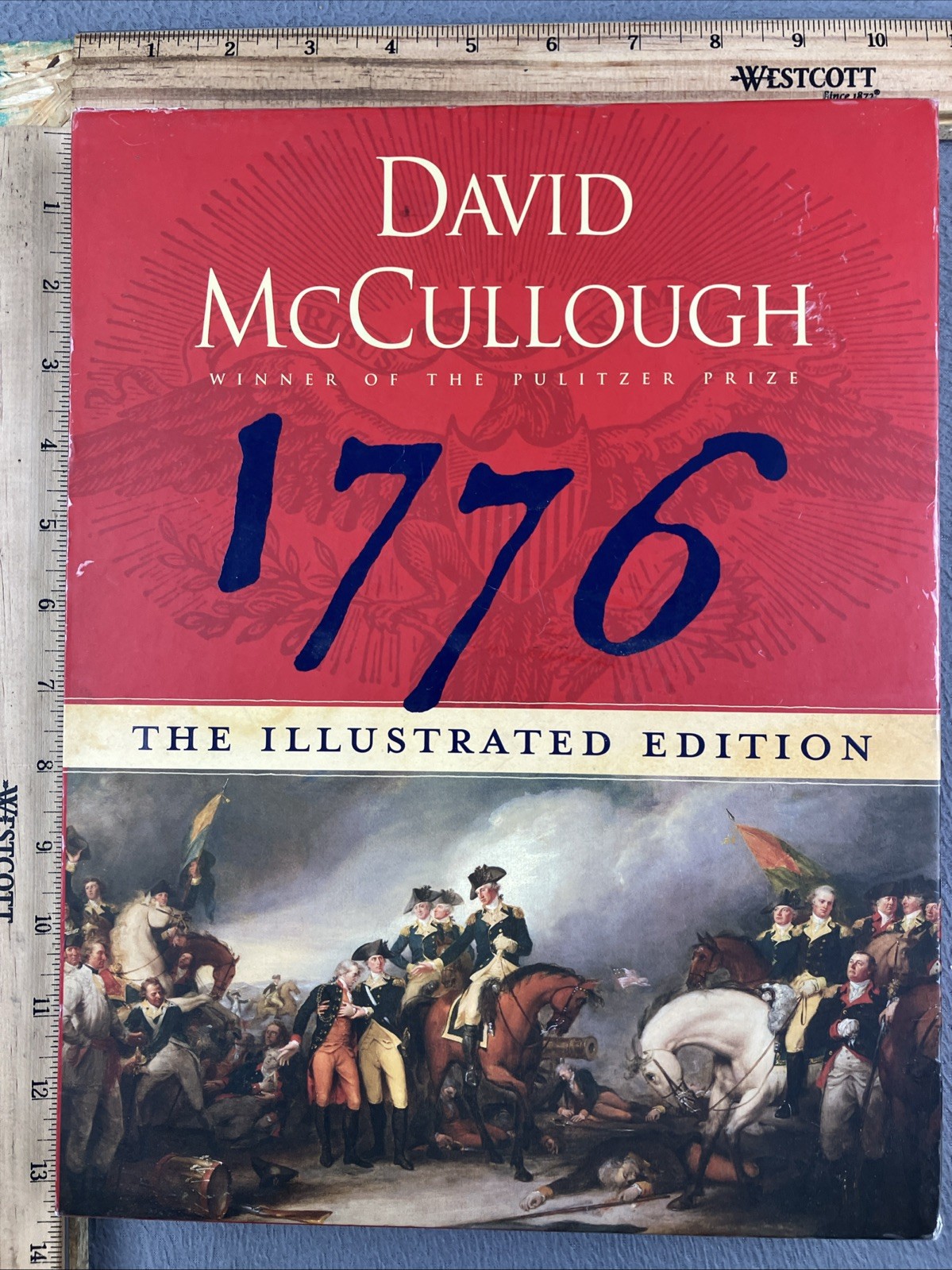 1776 David McCullough (2007, Hardcover, Illustrated edition) Slipcase