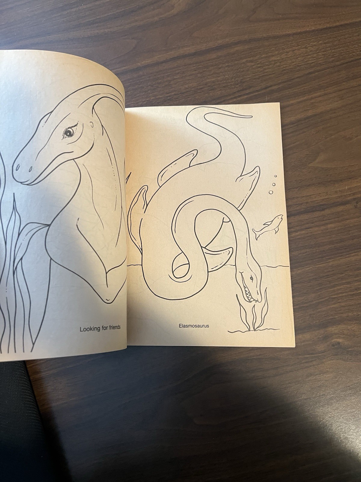 Dinosaur Fun Coloring and Activity Book 1987 Vintage Like New