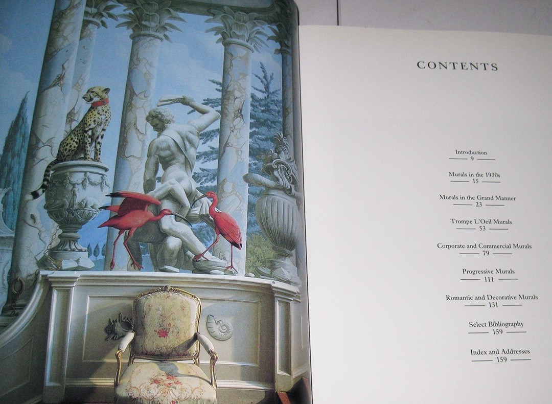 Grand Illusions interior murals paperback book 9.5 in. X 11 in., mint condition