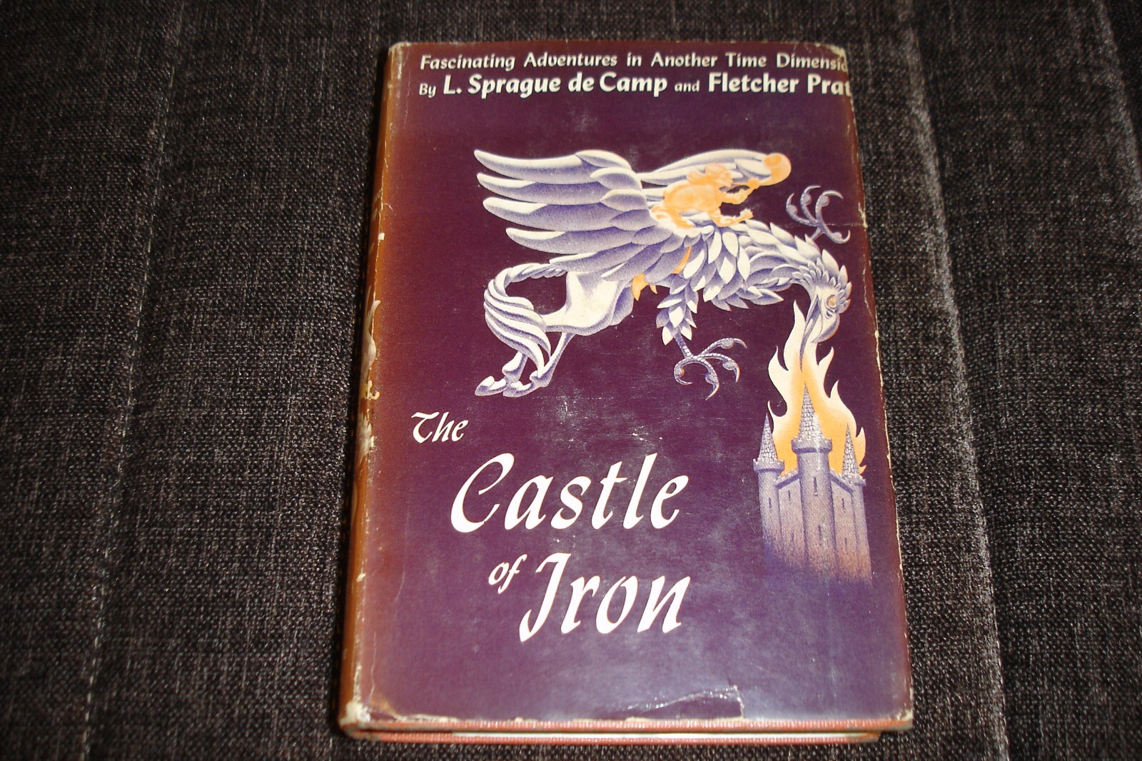 Lion Sprague de Camp The Castle of Iron HBDJ Gnome Press 1st edition very good