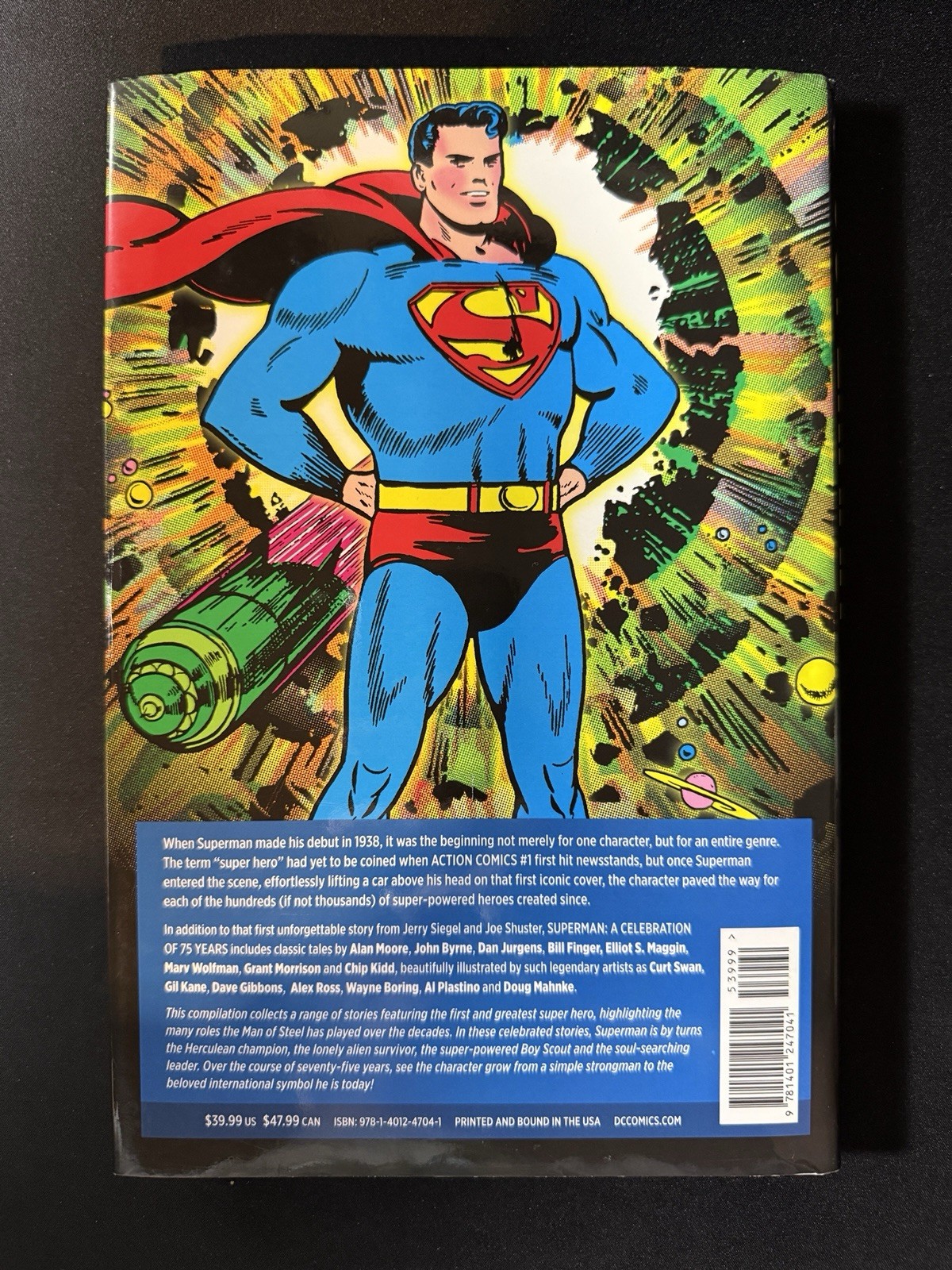 Superman: A Celebration of 75 Years DC Hardcover OOP Classic Stories LIKE NEW