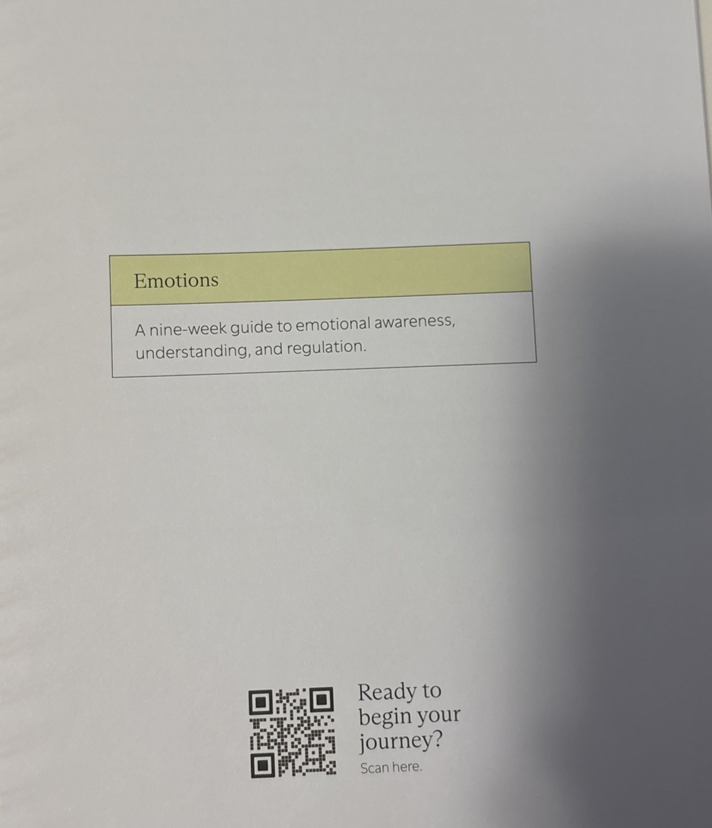 Emotions Spiral-Bound Nine-Week Guide To Emotional Awareness By Switch
