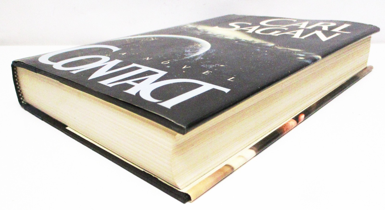 CONTACT A Novel by CARL SAGAN HCDJ 1ST/1ST LIKE NEW