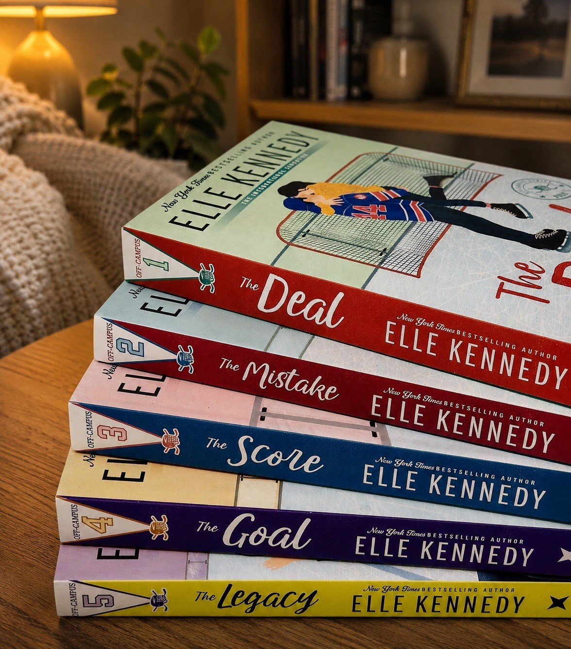Elle Kennedy Off-Campus Series 5-Book Set: Deal, Mistake, Score, Goal, & Legacy