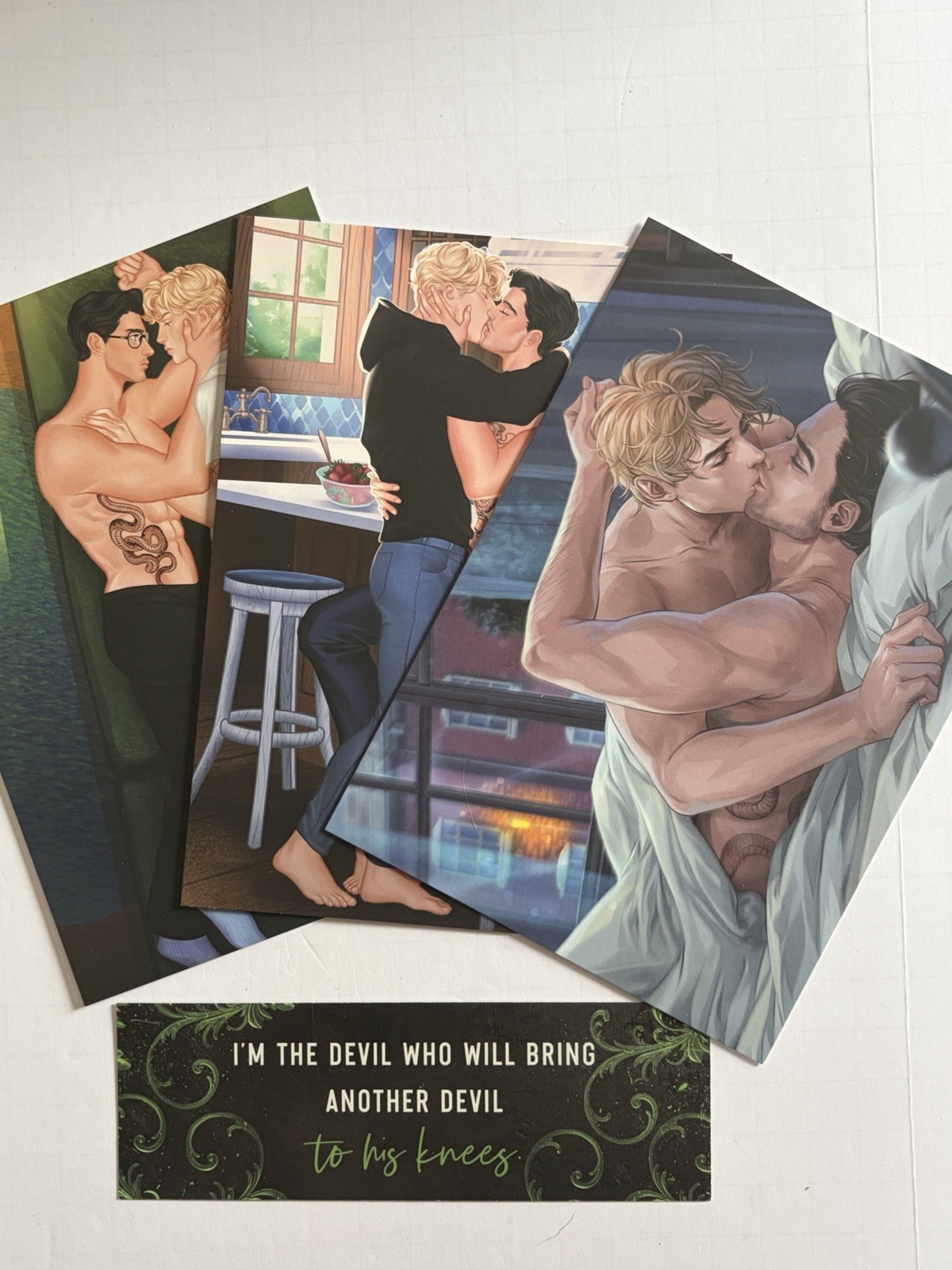 Villain Series First Print Trade PBKs (#1 & #2) by Rina Kent w/licensed Art