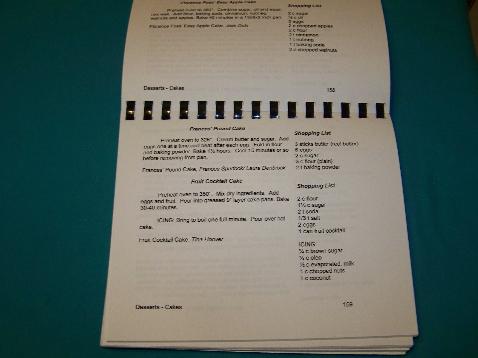 College Park Baptist Church Orlando FL Cookbook 480 pages 2000 Florida