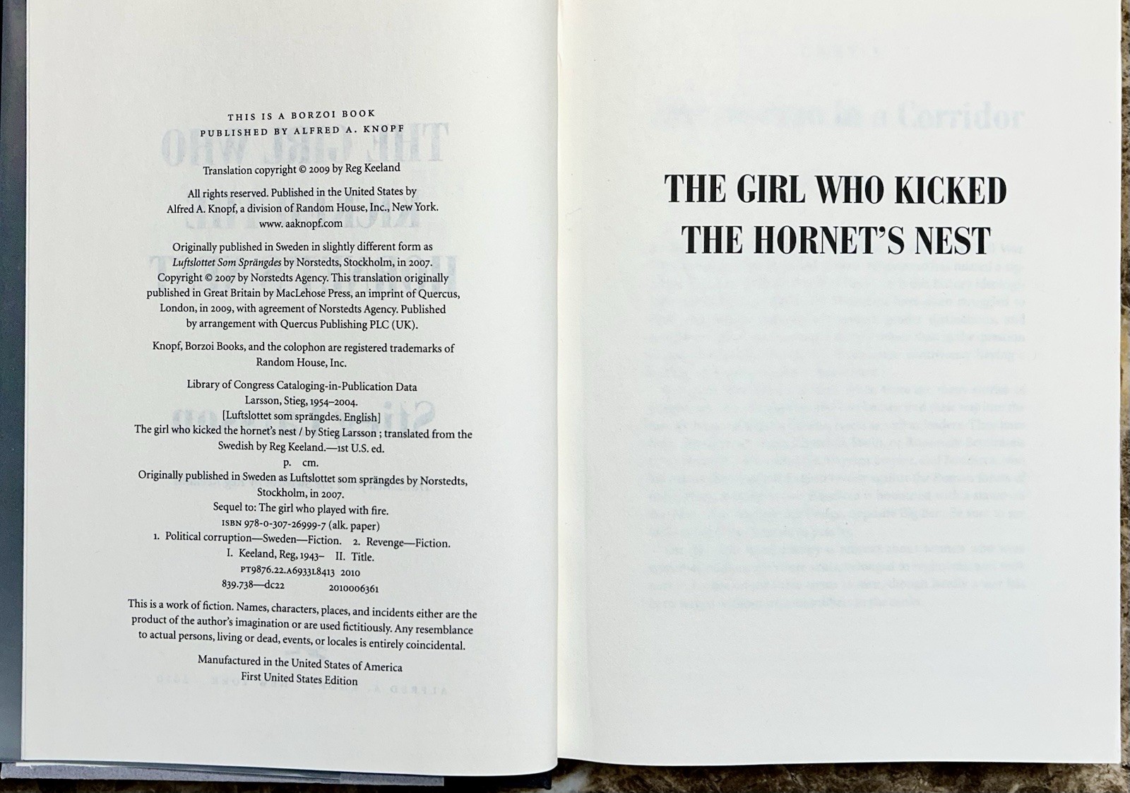 The Millennium Trilogy Hardcover ALL 1st Edition 1st Printing by Stieg Larsson