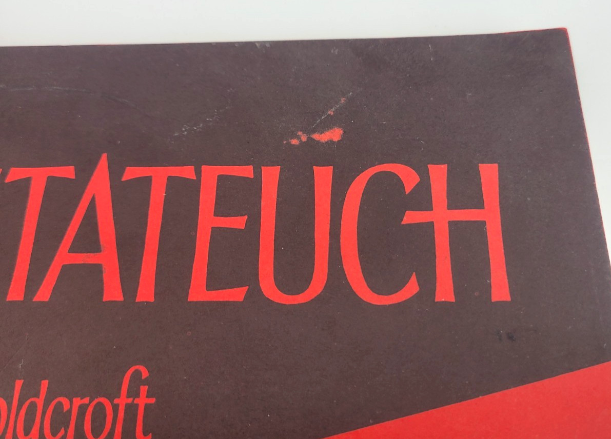 The Pentateuch L Thomas Holdcroft 1966 Paperback Textbook Bible Study Guide