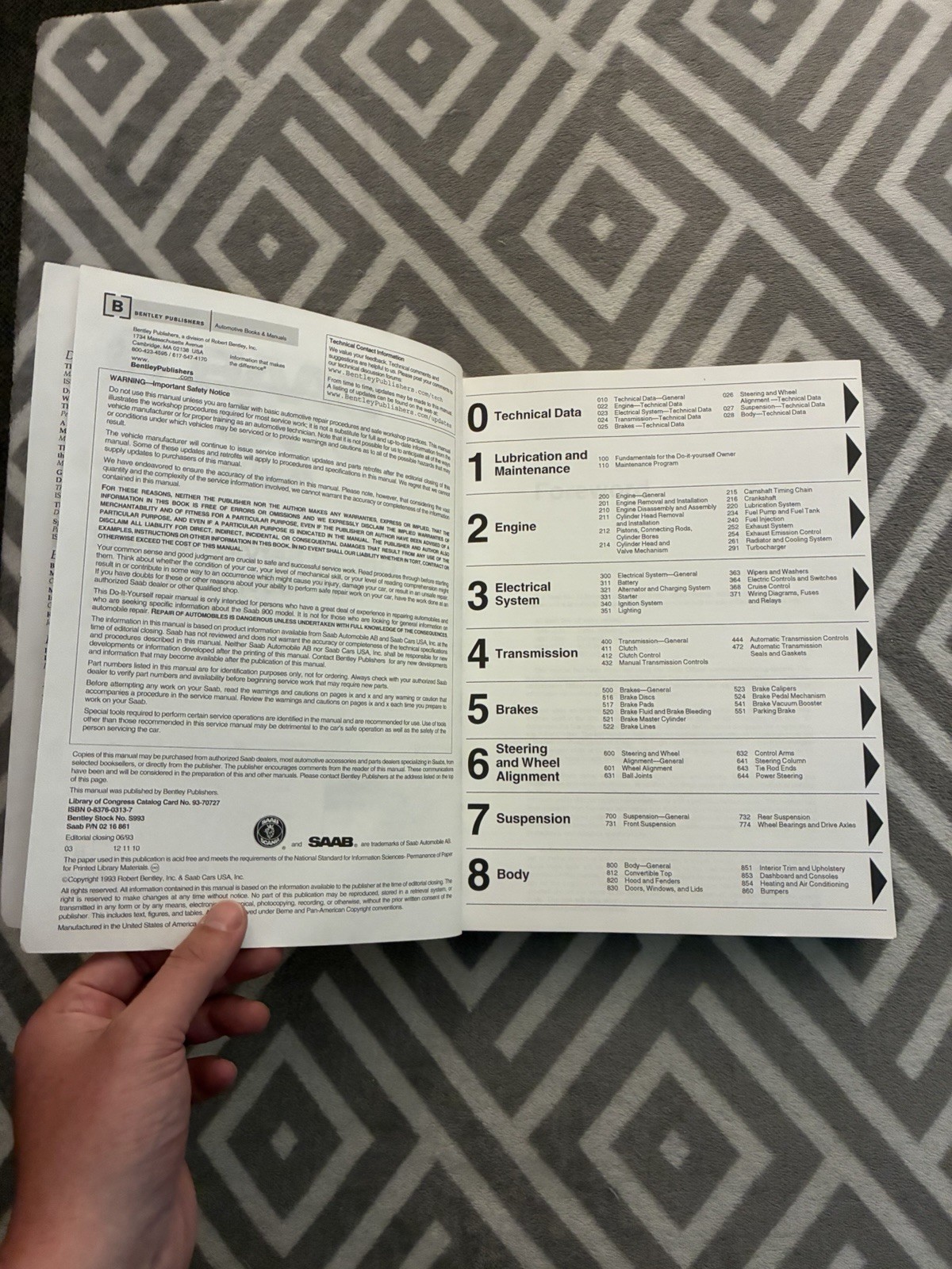 Saab 900 16 Valve Official Service Manual 1985-1993 Robert Bentley