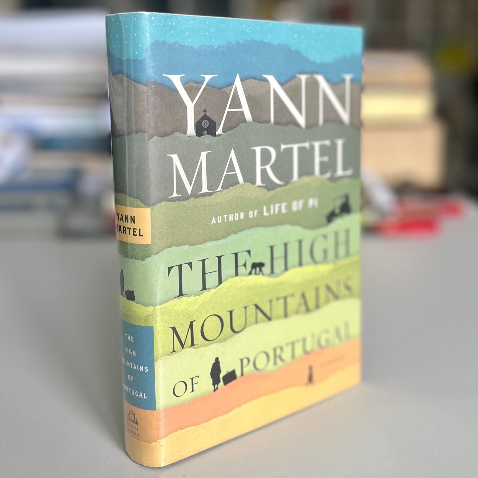 Flat Signed 1st US/1st 2016 HC High Mountains of Portugal by Yann Martel