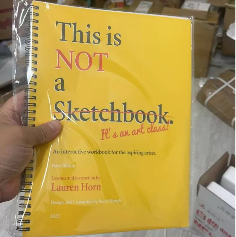 This is Not a Sketchbook Cross-Border Bestseller Interactive Drawing & Coloring