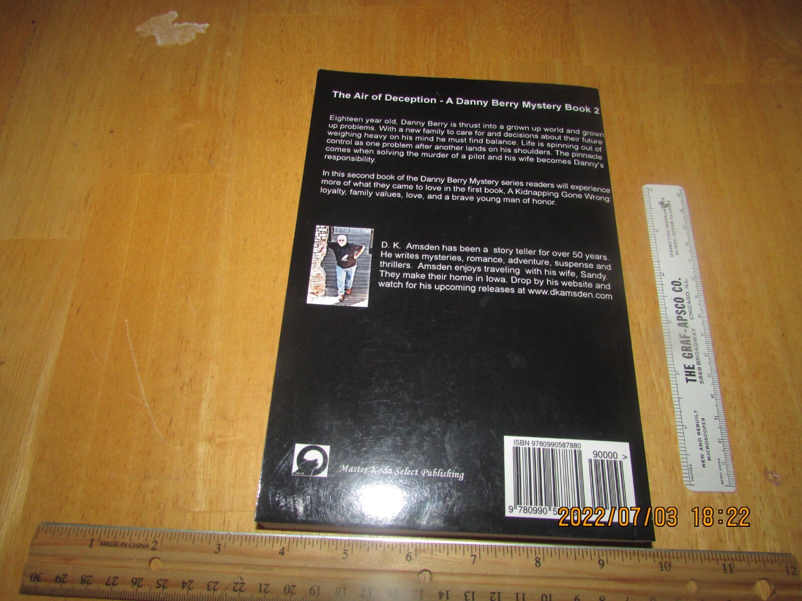 The Air of Deception by D. K. Amsden (2015, UK- A Format Paperback)