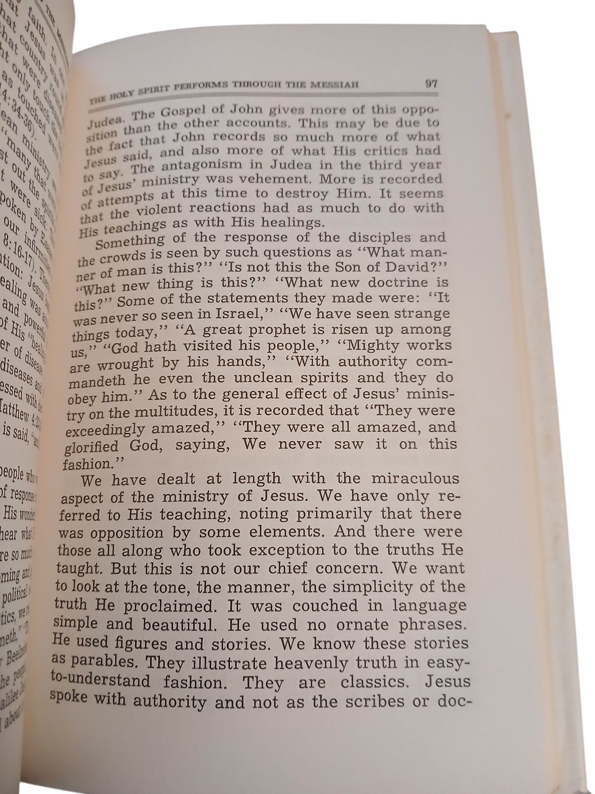 The Holy Spirit and the Messianic Age – John W. Swails Hardcover 1975