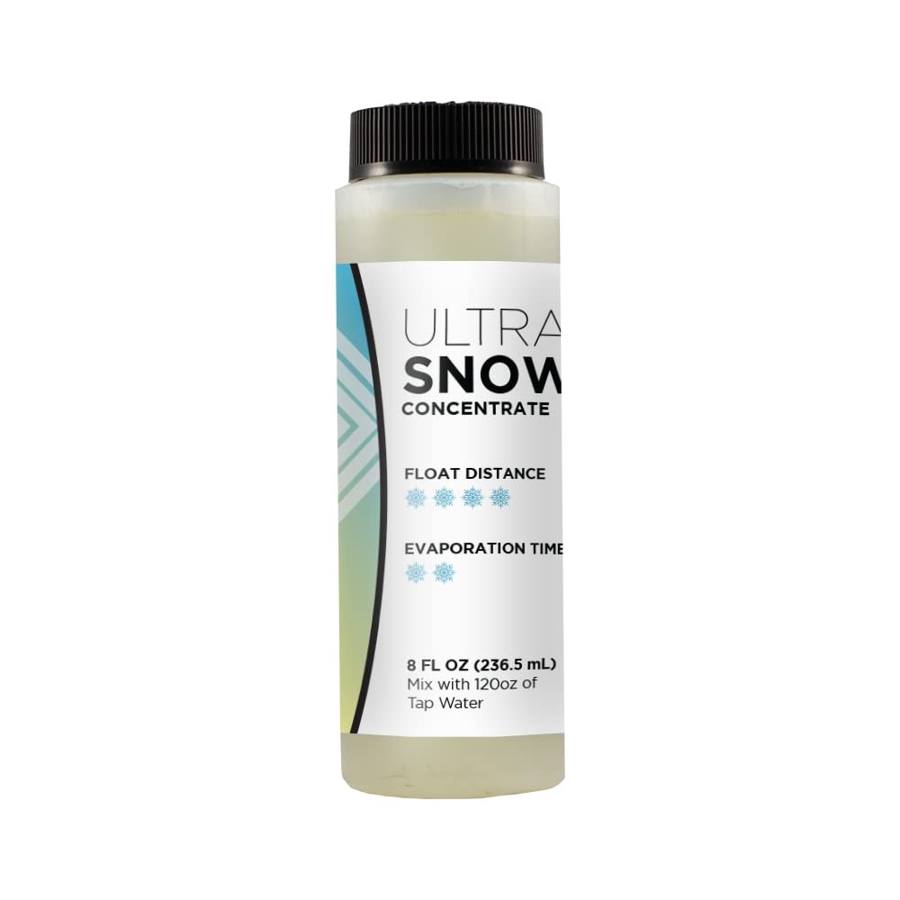 Froggy’s Flakes Snow Machine Fluid Concentrate, 8 fl. oz, Ultra-Dry Indoor Fo…