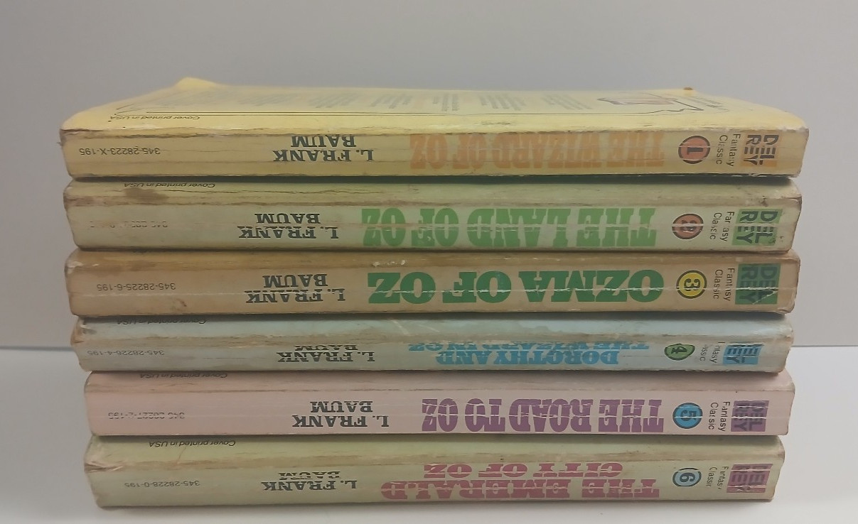Set of 12 (1-12) Wizard of Oz Del Rey – Vintage Paperback