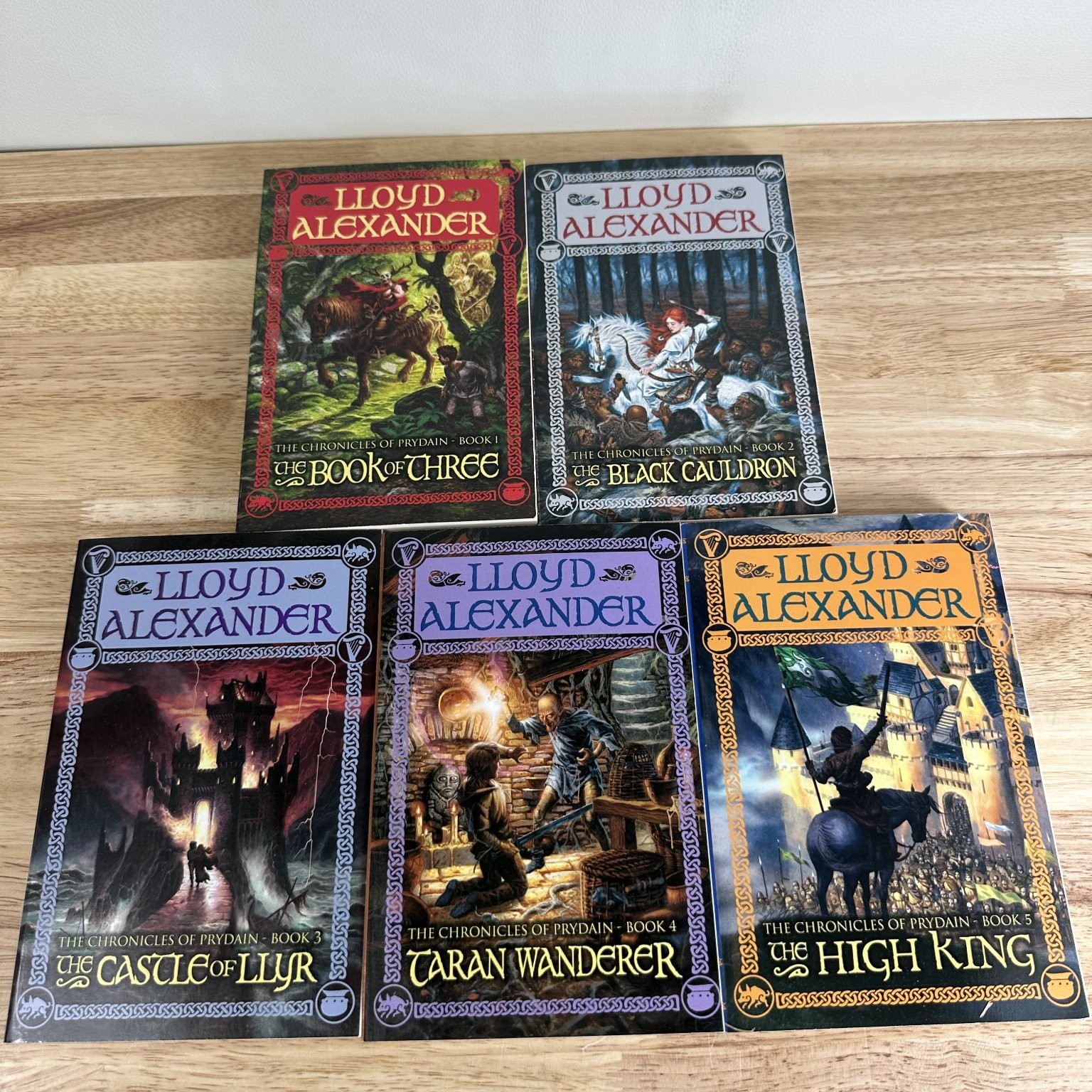Chronicles of Prydain Box Set Lloyd Alexander 2012 Fantasy Adventure Square Fish