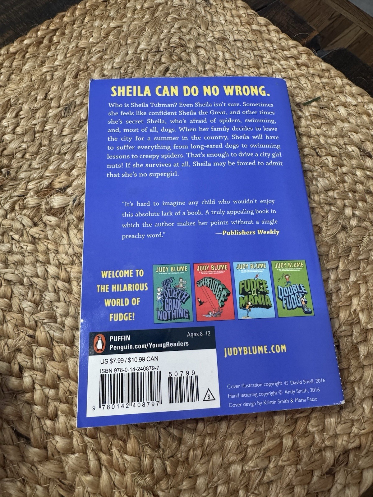 Otherwise Known as Sheila the Great Judy Blume Paperback Children’s Fiction Book