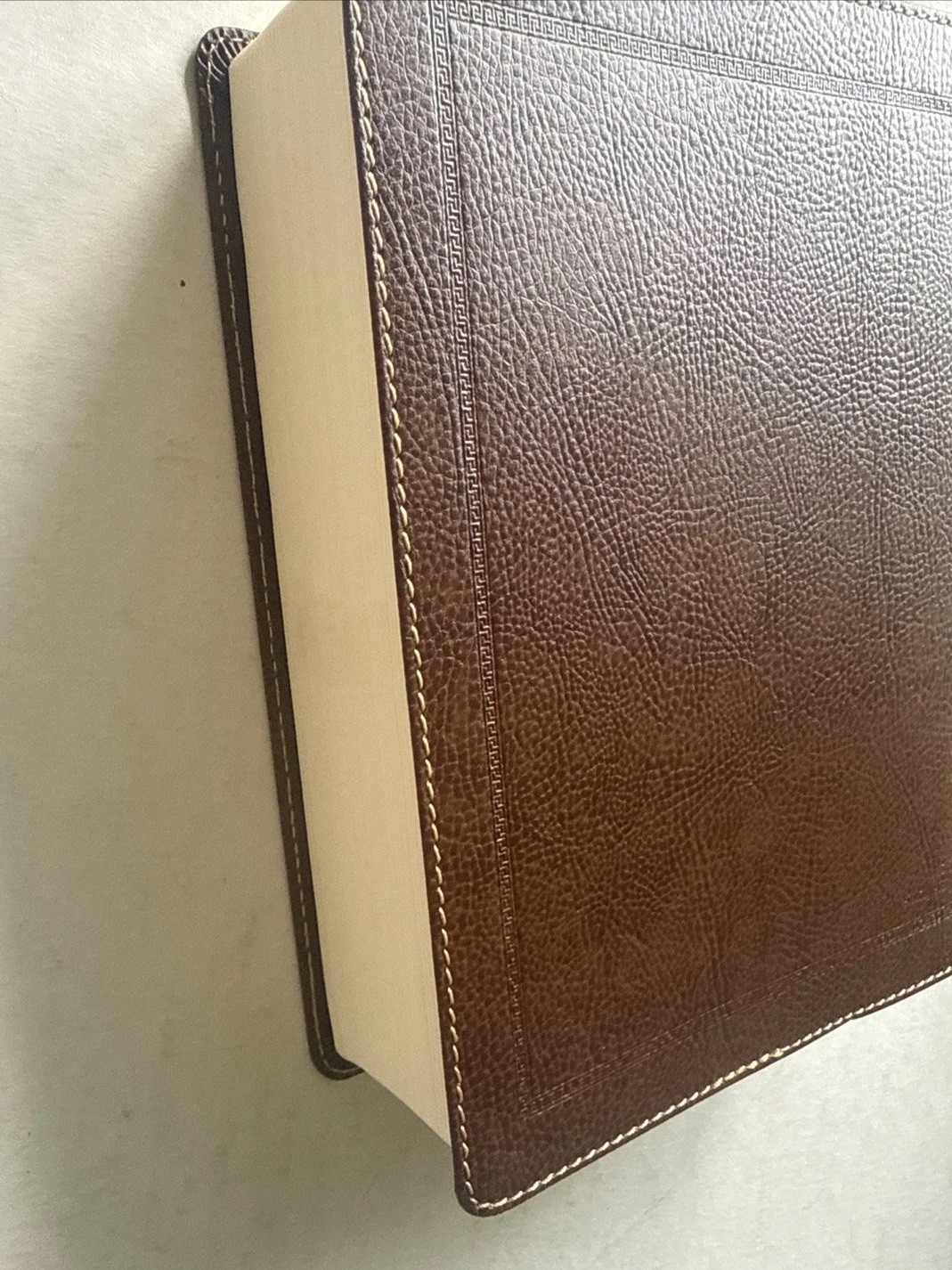 KJV Journal the Word Bible Large Print Brown Bonded Leather Reflect Journal Draw