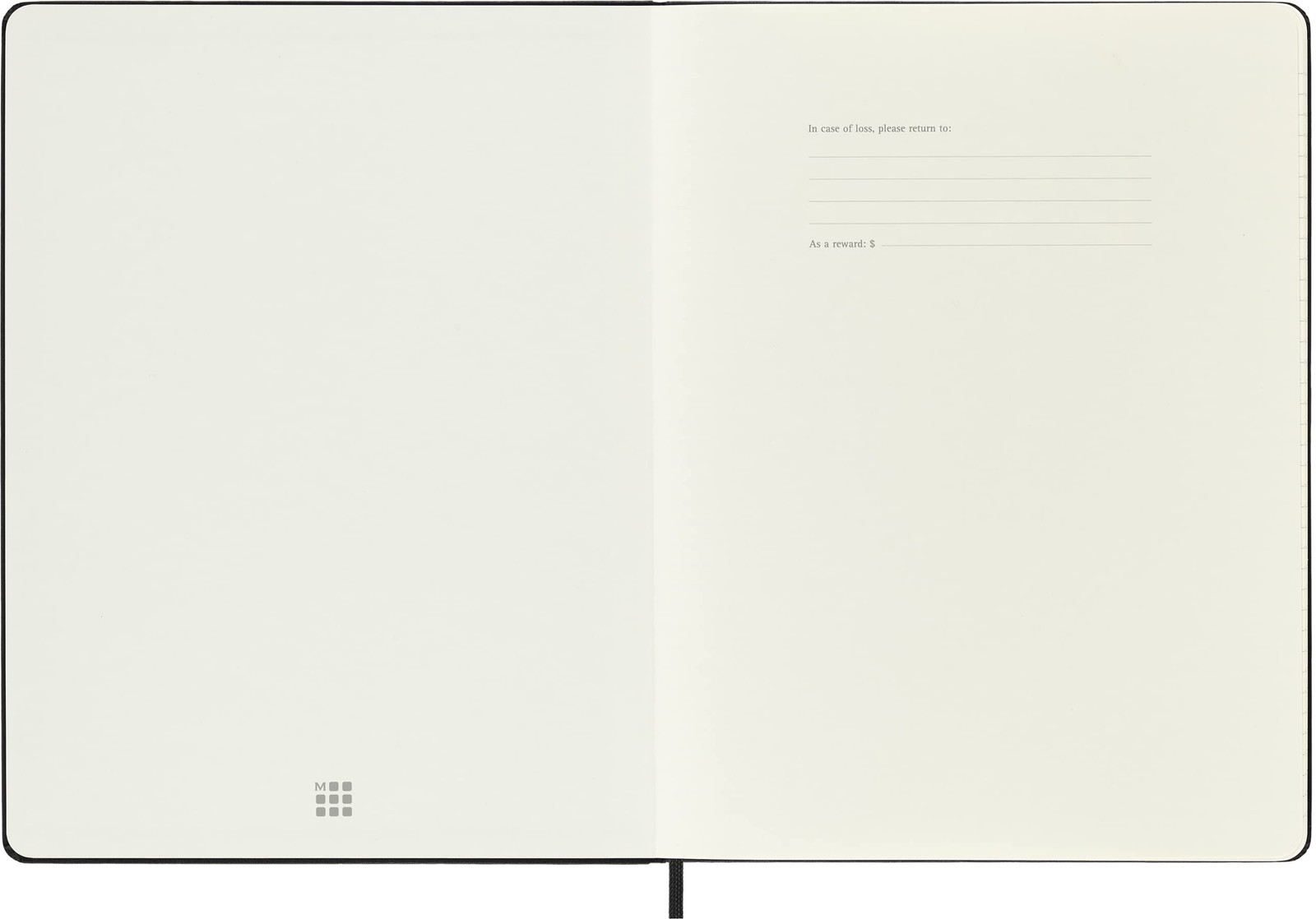 Moleskine Classic Notebook, Hard Cover, 7.5 in. x 9.5 in. Ruled/Lined, 192 Pages