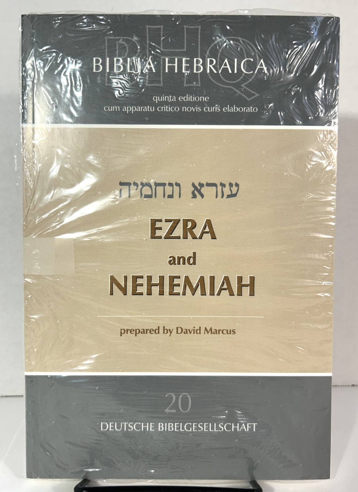 Biblia Hebraica: Ezra and Nehemiah by David Marcus 2006 Softcover