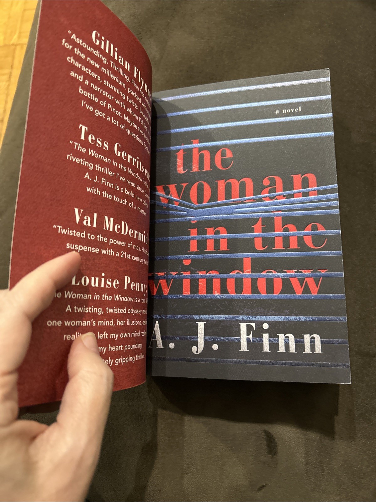 RARE signed advanced reader Copy Paperback A.J. Finn-The Woman in the Window ARC
