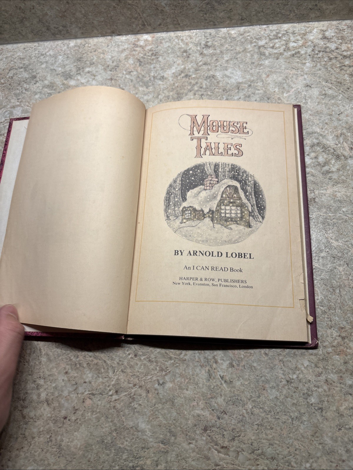 Mouse Tales Vintage Book 1972: A Weekly Reader I Can Read Book Arnold Lobel