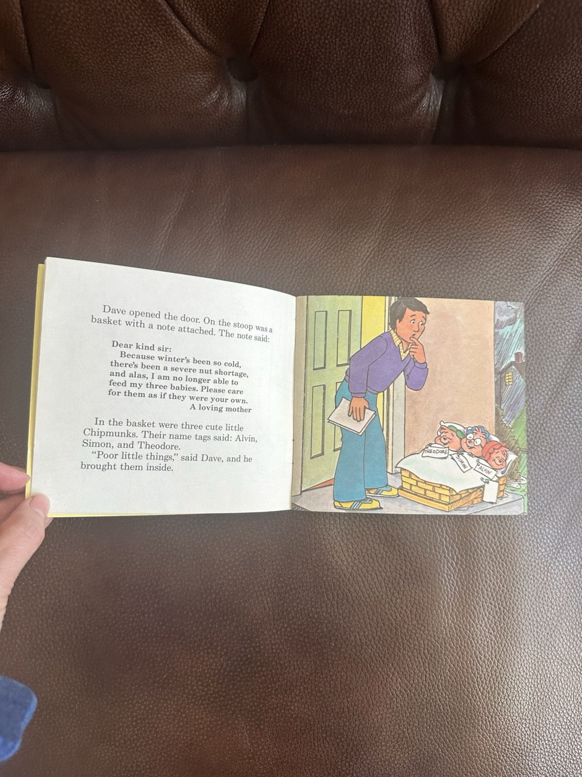 Vintage Alvin & The Chipmunks- The Chipmunk Story Paperback 1983