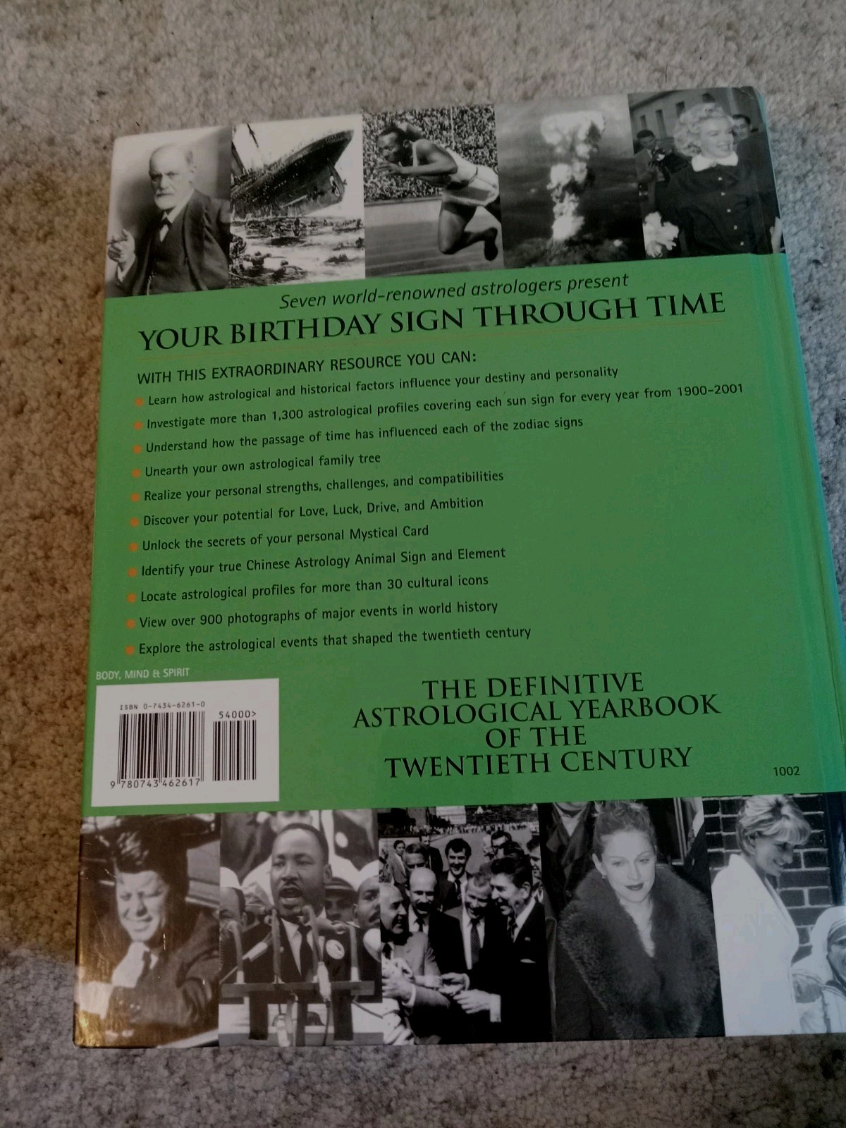 Your Birthday Sign through Time -( IST ED) (HC) 2002 864 Pages (Like New)