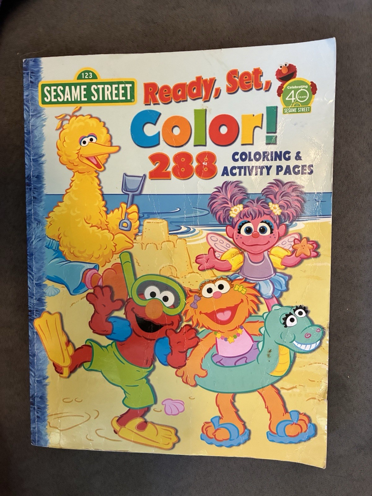 Sesame Street Ready, Set, Color! Paperback 288 Pages Ages 4-8 2006