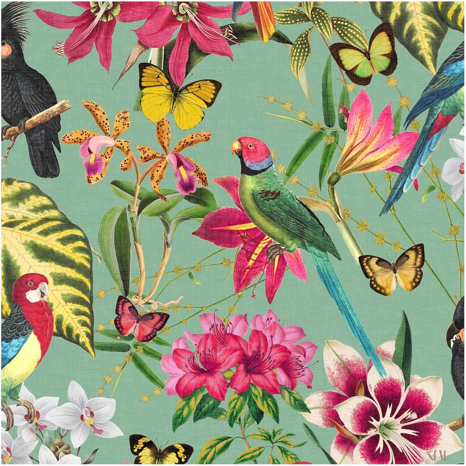 Stylish Envy Paradiso Green Removable Wallpaper for Chic Interiors