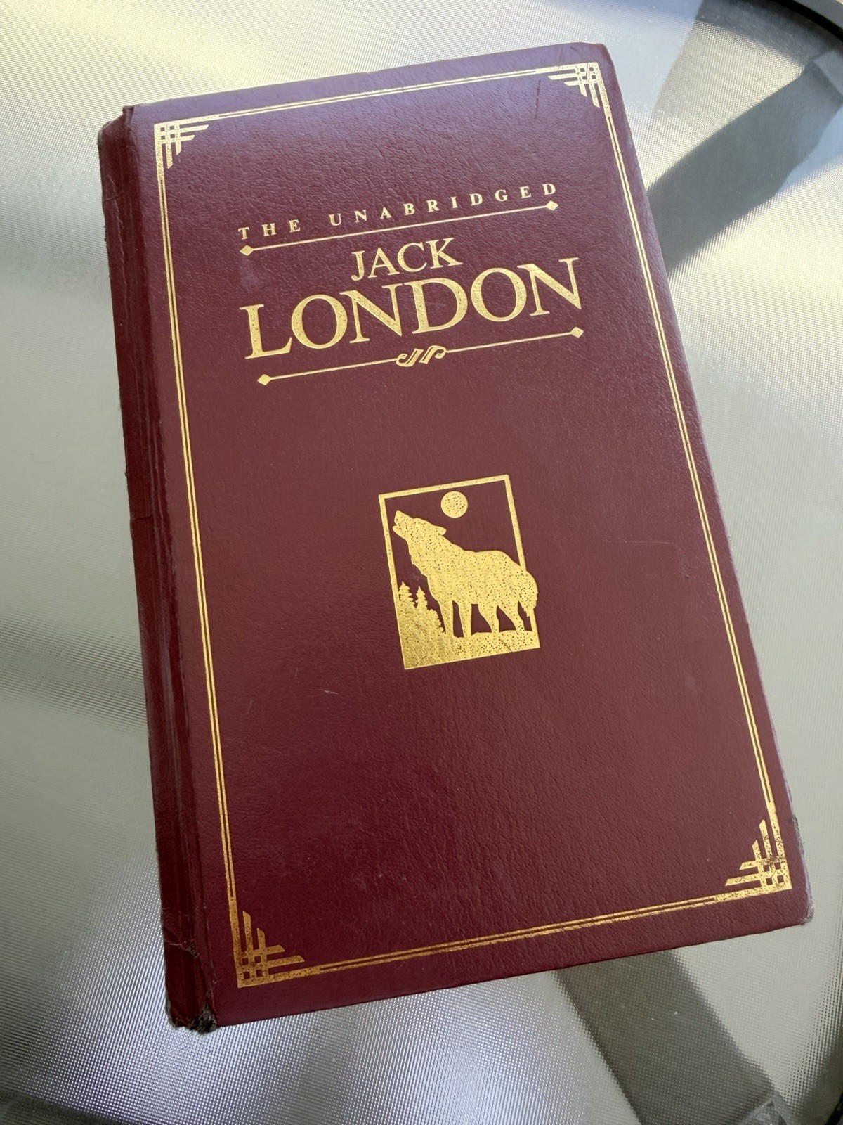 The Unabridged Jack London Book Hardcover Leather Bound Luxury Edition 1997