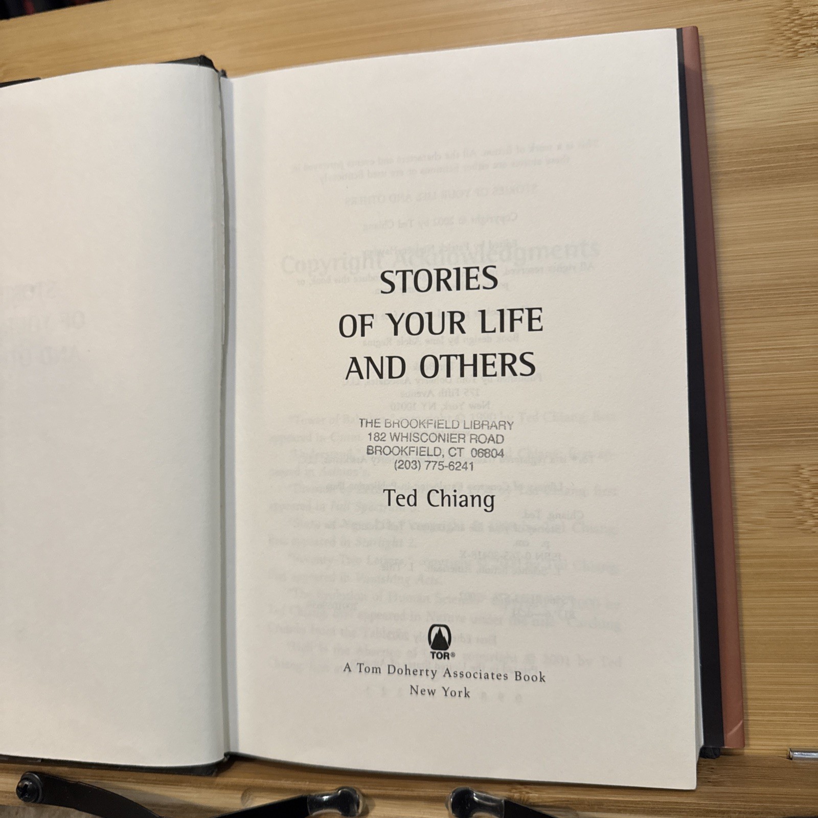 Stories of Your Life and Others – Ted Chiang (Hardcover) First Edition/Print