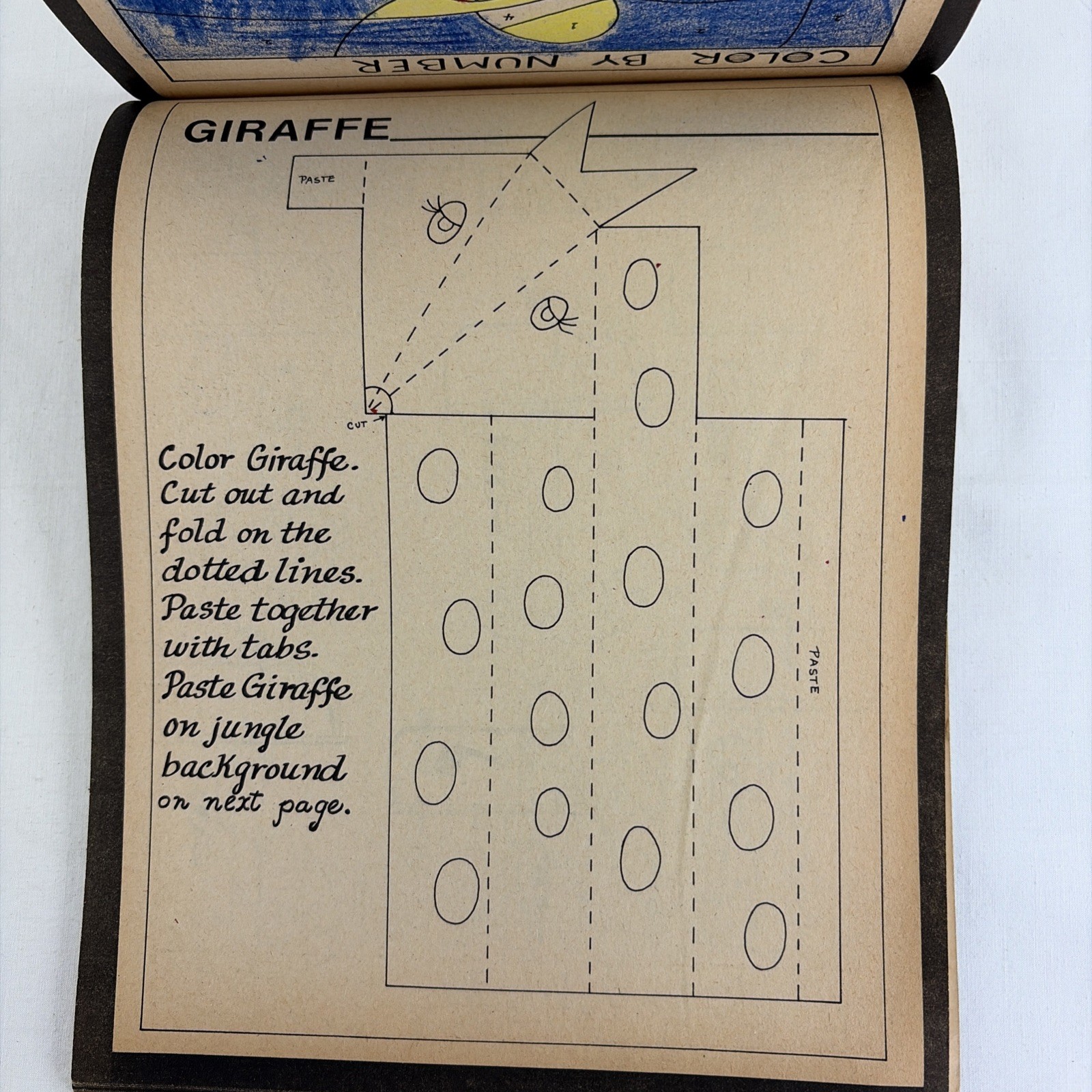 Vintage Classic Fun Pad Childs Activity Book 160 Pages Used