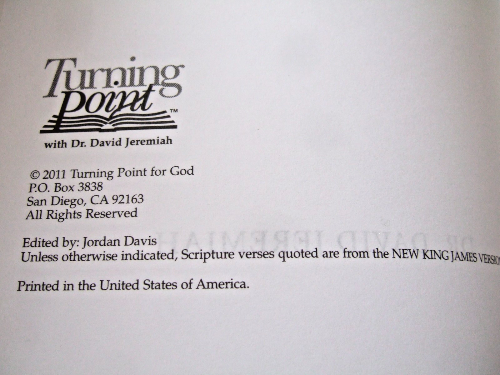 DR. DAVID JEREMIAH STUDY GUIDES CLAIMING FAITH FINDING FREEDOM VOLUMES 1-2