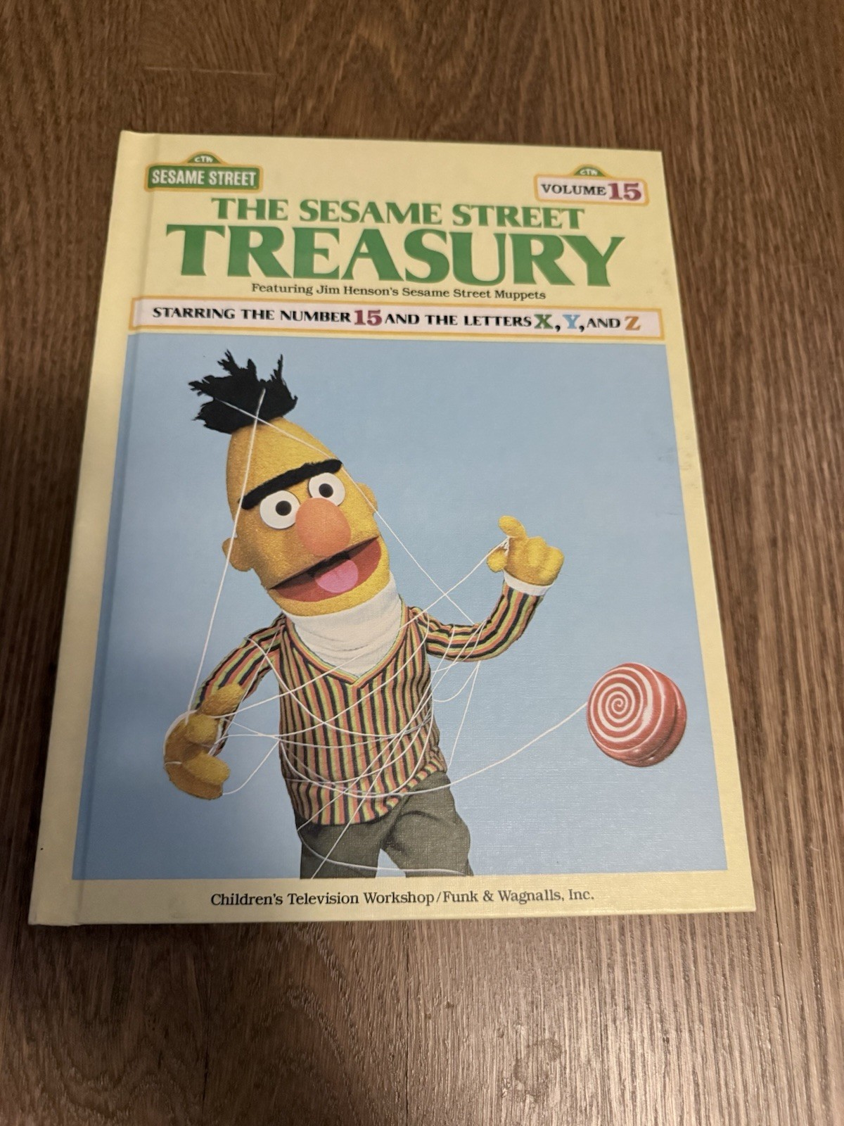 Vintage 1983 Sesame Street Treasury Books Complete Series, Volumes 1-15 Set