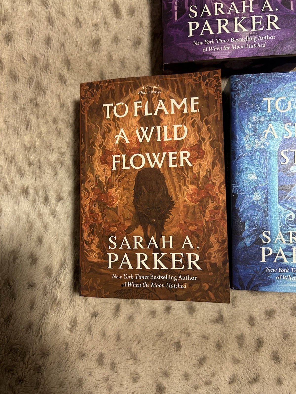 To Bleed a Crystal Bloom Series deluxe (1-3) by Sarah A. Parker SIGNED IN PERSON
