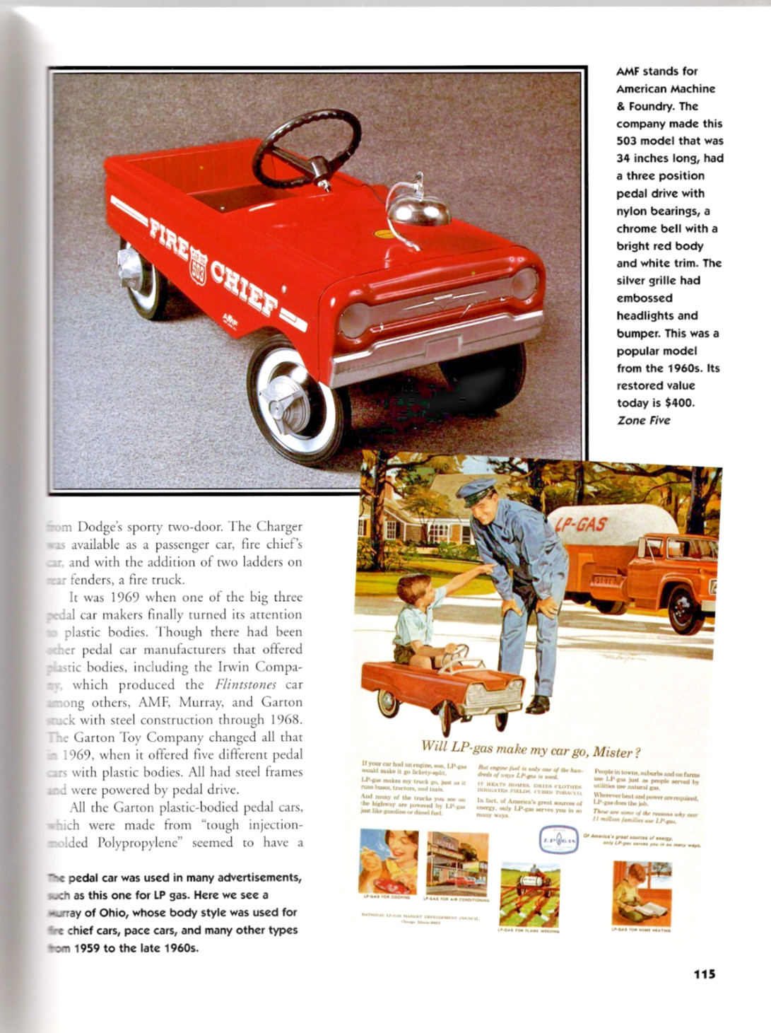 1999 Pedal Cars Larry Bloemker-Robert Genet- Ed Weirick 128 Pages Like New