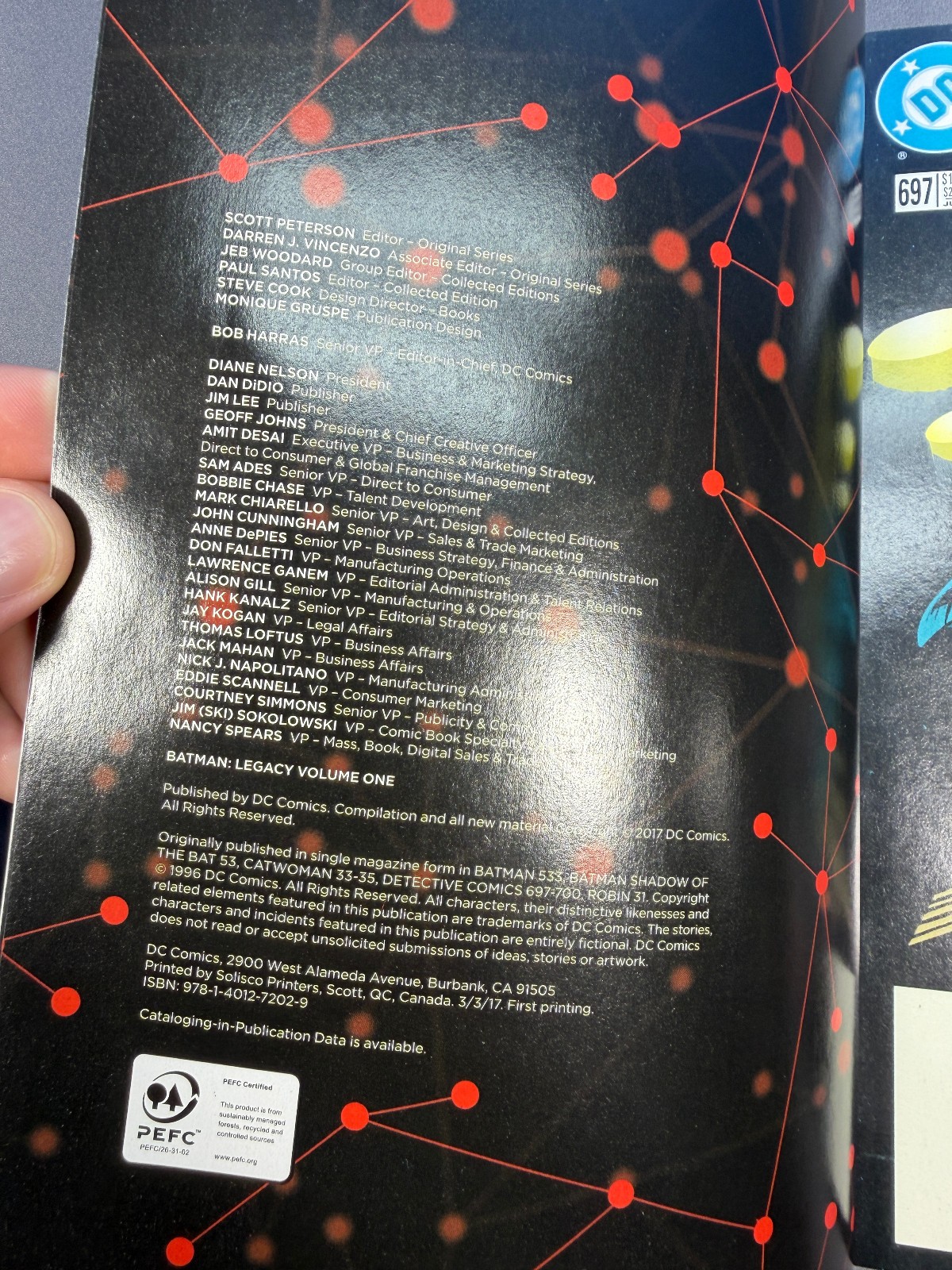 BATMAN LEGACY VOLUME ONE 1 DC COMICS COMIC BOOK COMPILATION PAPERBACK 2017