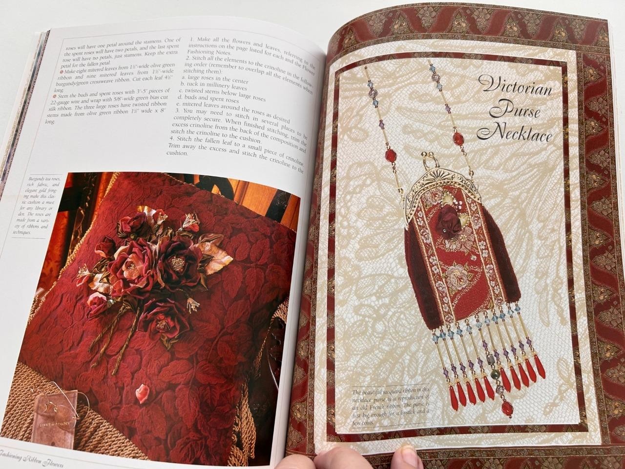 Ribbon Flowers craft book 1998 Helen Gibb 128 pages Heirloom pieces