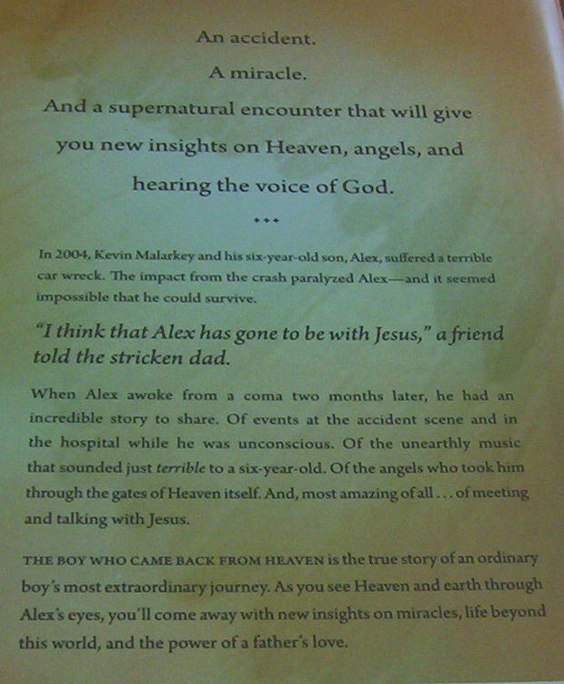 Kevin Malarkey-Boy who came back from Heaven-HBDC & Heaven is for Real-Burpo