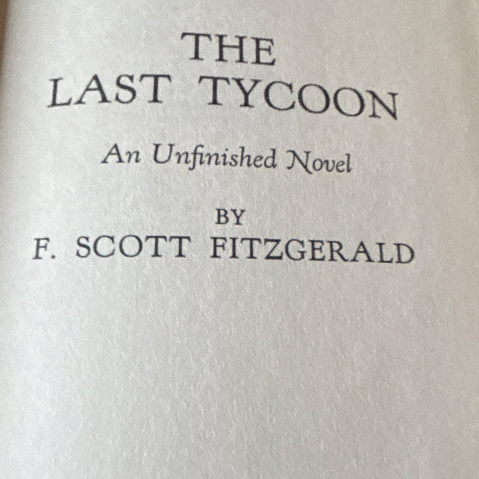 Vintage F Scott Fitzgerald Classics, lot of 5