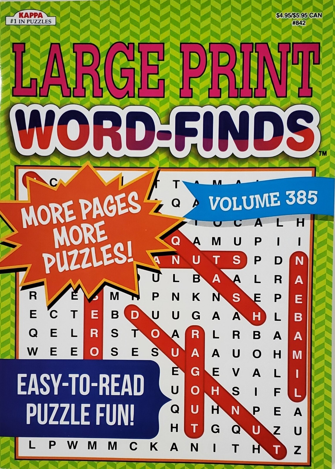 Large Print Word-Finds Puzzle Books Kappa Games,Search,Hunt~ Pick up to 30 Vols
